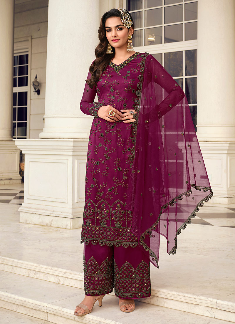 Stunning Wedding Wear Red Pakistani Suit | Latest Kurti Designs