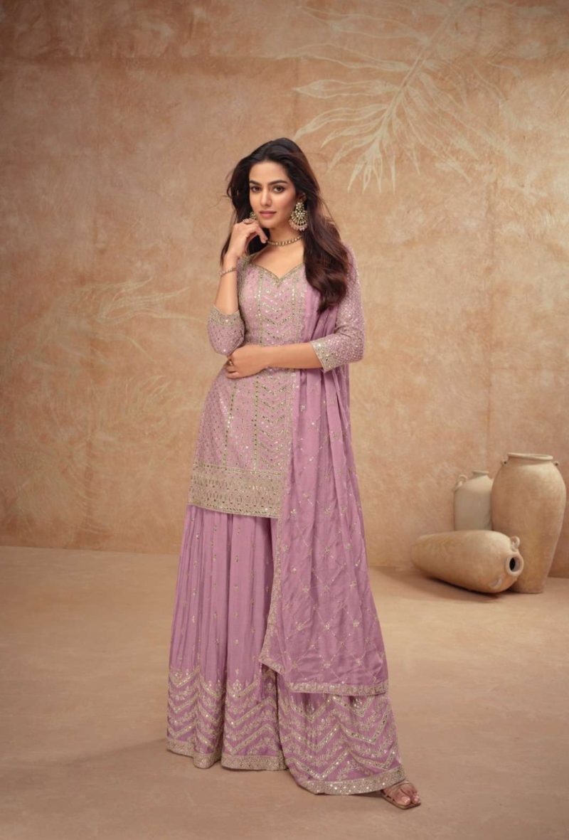 Blush Pink Designer Heavy Embroidered Traditional/Festive Pakistani Sharara  Suit. - Indian Heavy Anarkali Lehenga Gowns Sharara Sarees Pakistani Dresses  in USA/UK/Canada/UAE - IndiaBoulevard
