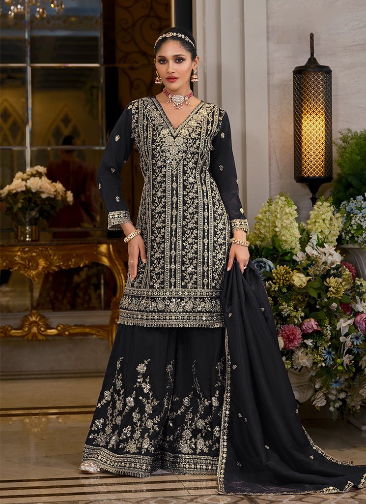 slim fit dress slacks BATIK BLACK 2026 DIGITAL PRINTED SILK COLLECTION| FORMAL WEAR main image 0